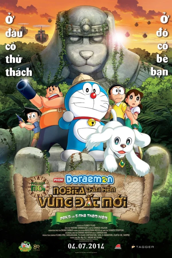 Doraemon: Nobita Thám Hiểm Vùng Đất Mới – Peko và 5 Nhà Thám Hiểm - Doraemon: New Nobita's Great Demon - Peko and the Exploration Party of Five (2014) Doraemon: Nobita Thám Hiểm Vùng Đất Mới – Peko và 5 Nhà Thám Hiểm - Doraemon: New Nobita's Great Demon - Peko and the Exploration Party of Five (2014)