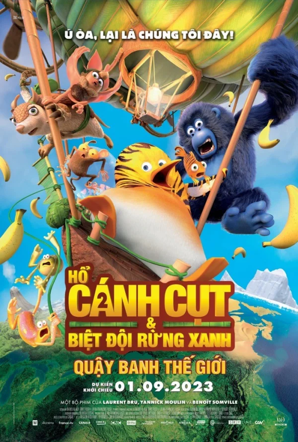 Hổ Cánh Cụt Và Biệt Đội Rừng Xanh 2: Quậy Banh Thế Giới - The Jungle Bunch 2: World Tour (2023) Hổ Cánh Cụt Và Biệt Đội Rừng Xanh 2: Quậy Banh Thế Giới - The Jungle Bunch 2: World Tour (2023)
