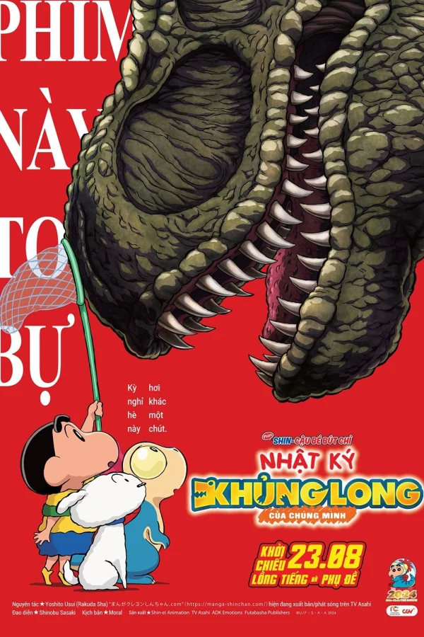 Shin – Cậu Bé Bút Chì 32: Nhật Ký Khủng Long Của Mình - Crayon Shin-chan the Movie: Our Dinosaur Diary (2024) Shin – Cậu Bé Bút Chì 32: Nhật Ký Khủng Long Của Mình - Crayon Shin-chan the Movie: Our Dinosaur Diary (2024)